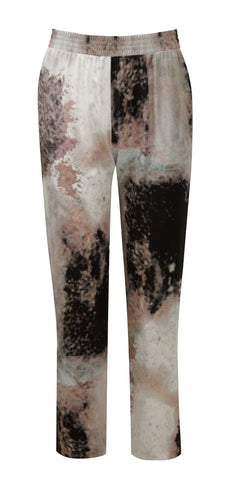 Abstract Grey Pink Trousers